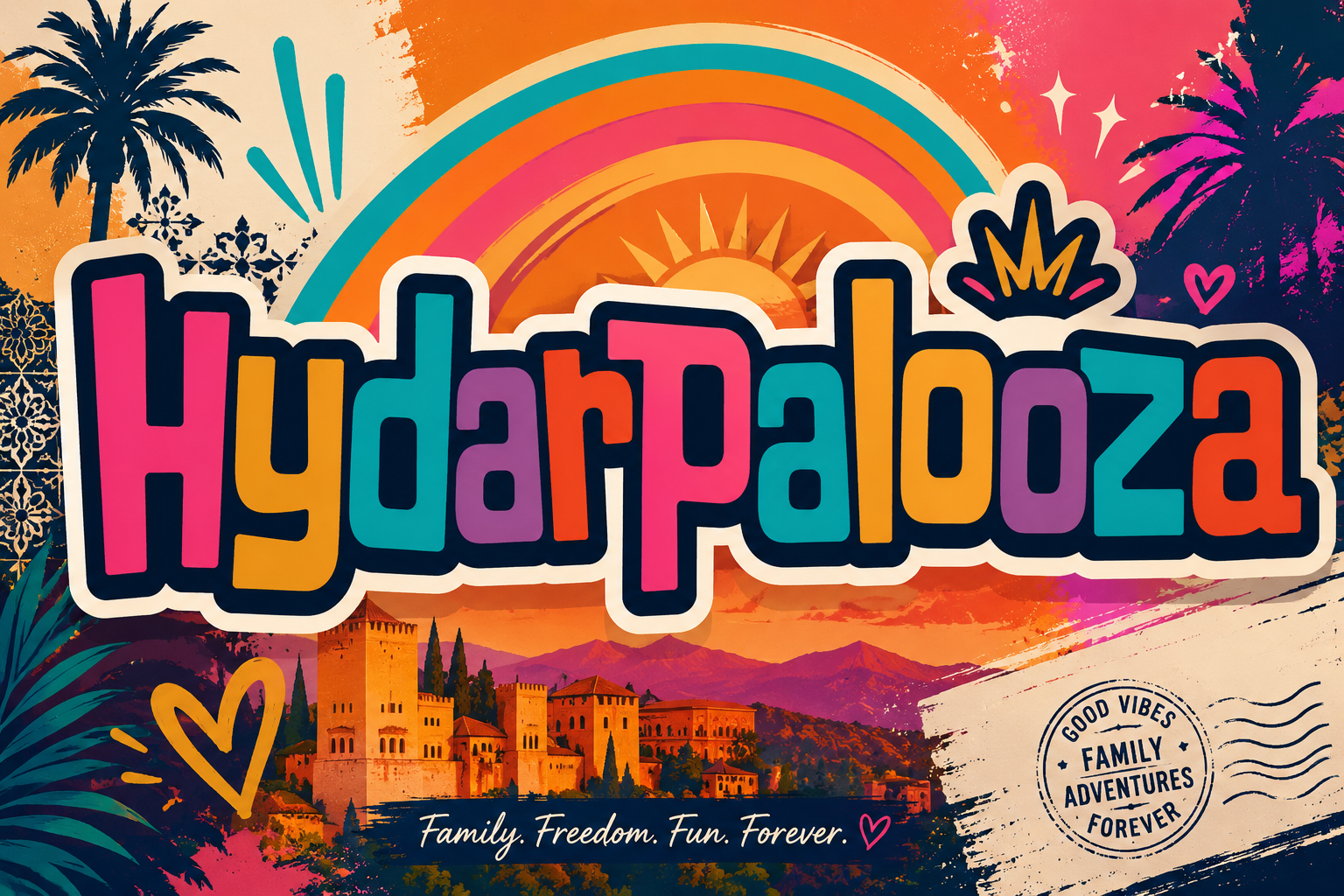 HydarPalooza — Family. Freedom. Fun. Forever.